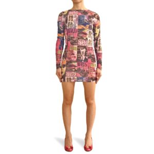 Multicolor Mini Dress