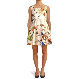 Fit & Flare Printed Mini Dress