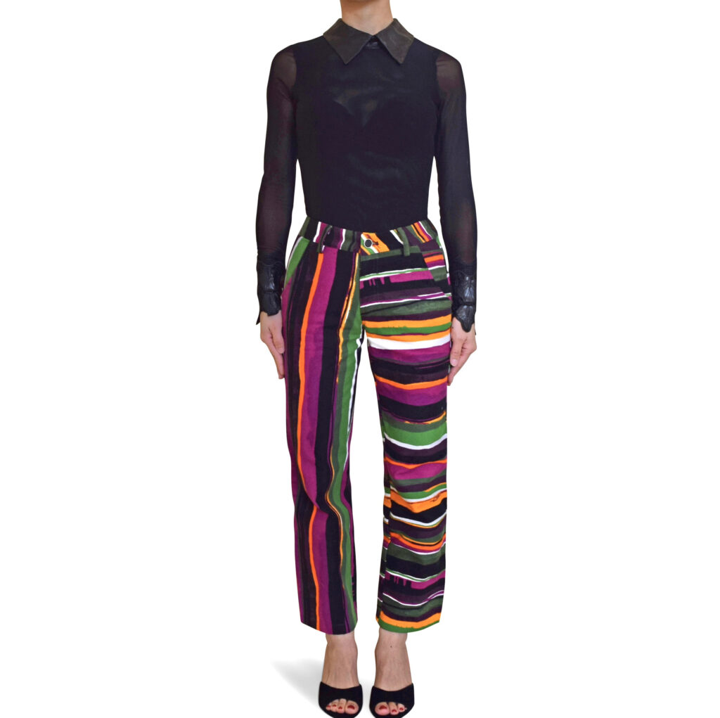 Pin Stripe Woven Straight Pants