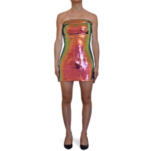 Strapless Sequin Mini Dress