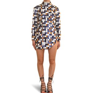 Sequined Cutout Mini Dress