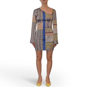 Asymmetric Neck Coverup Dress
