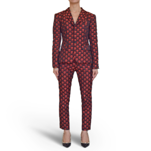 Printed Blazer and Pants Set