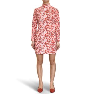 Floral Wool Mini Dress