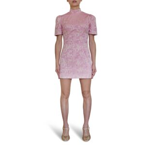 Printed Collared Mini Dress