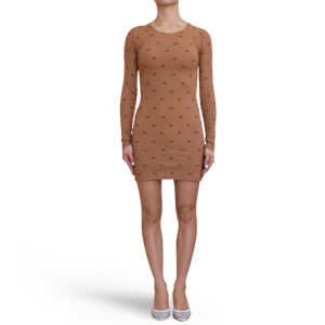 Ribbed Knit Mini Dress