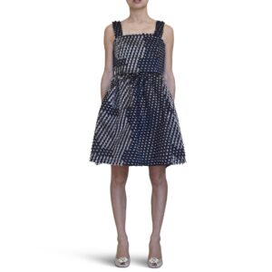 Fit & Flare Mini Organza Dress