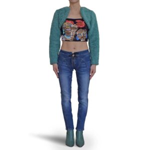 Cropped Faux Fur Jacket