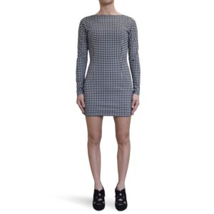 Houndstooth Mini Dress