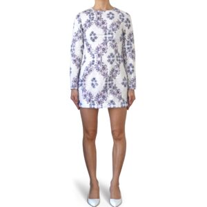 Floral Sequin Embellished Mini Dress