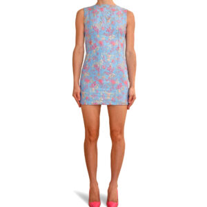 Floral-Print Mini Dress