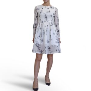 Fit & Flare Mini Organza Dress